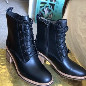 Timberland Heeled Lace Up Boots